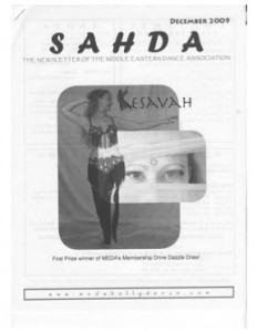 On the Cover of SAHDA – MEDA’s Newsletter
