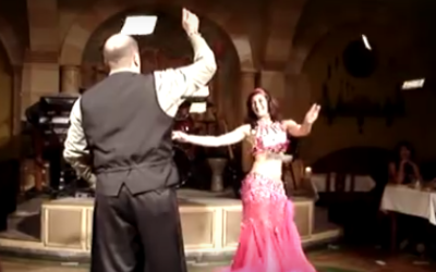 Tipping the Belly Dancer at a Restaurant